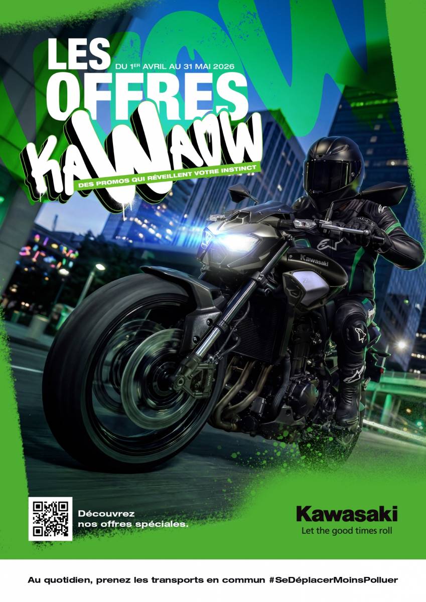 Offres KawaOW : Profitez des Meilleures Promotions Kawasaki !